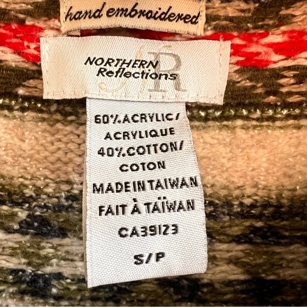 Northern Reflections Multicolor Fairisle Cardigan - Picture 2 of 6